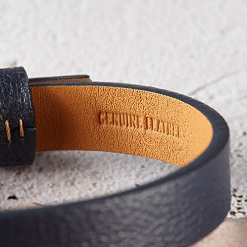GL™ Custom Leather Bracelet Roman Numerals
