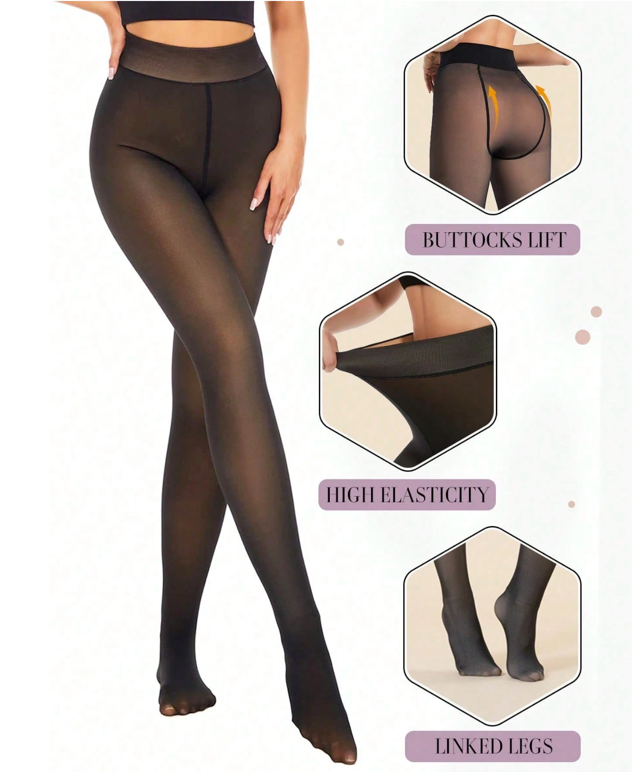 GL™ Fleece Lined Body Slimming Leggings