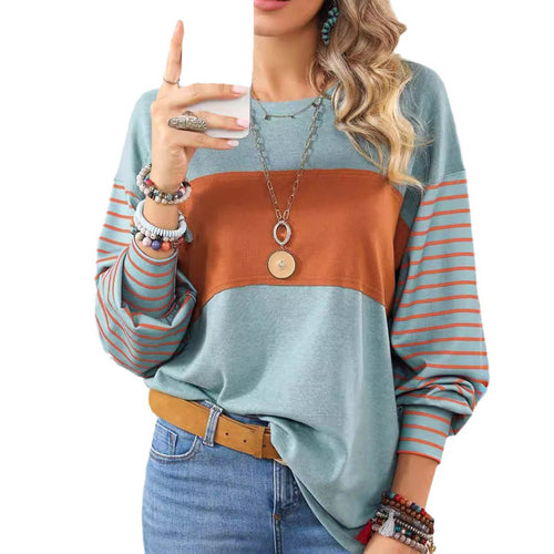 GL™ Women's Long Sleeve Striped Pullover Tops