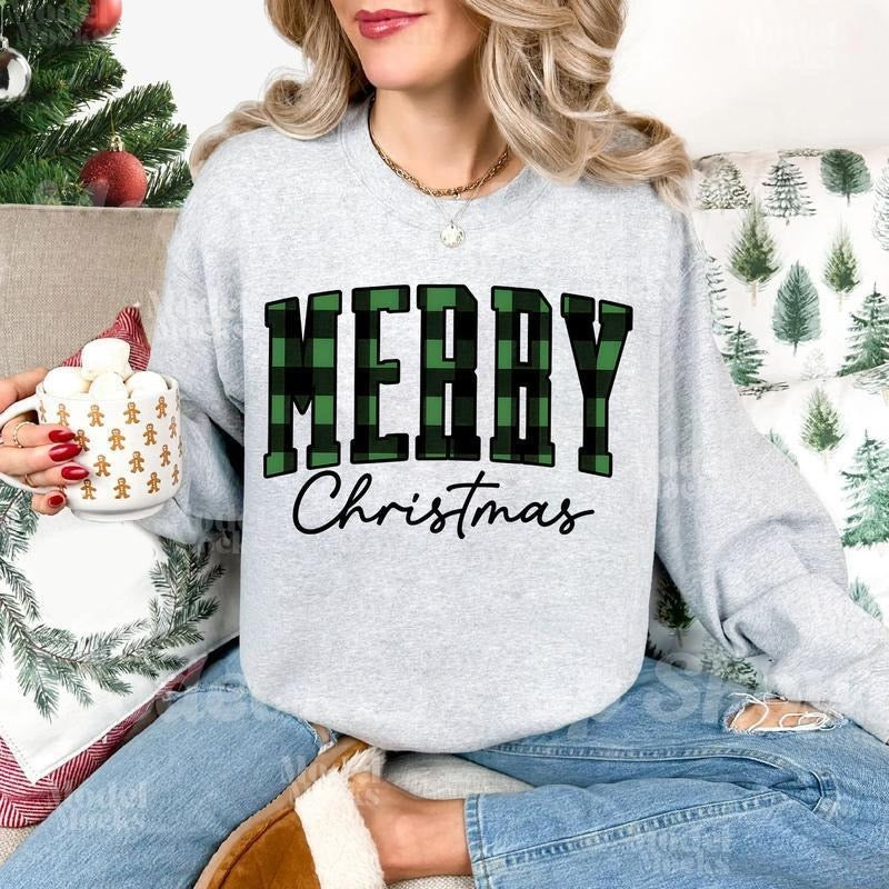 GL™ Cozy Plaid Christmas Sweater