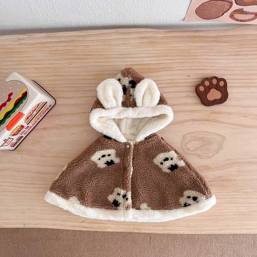 GL™ Fleece-Lined Baby Cape for Girls